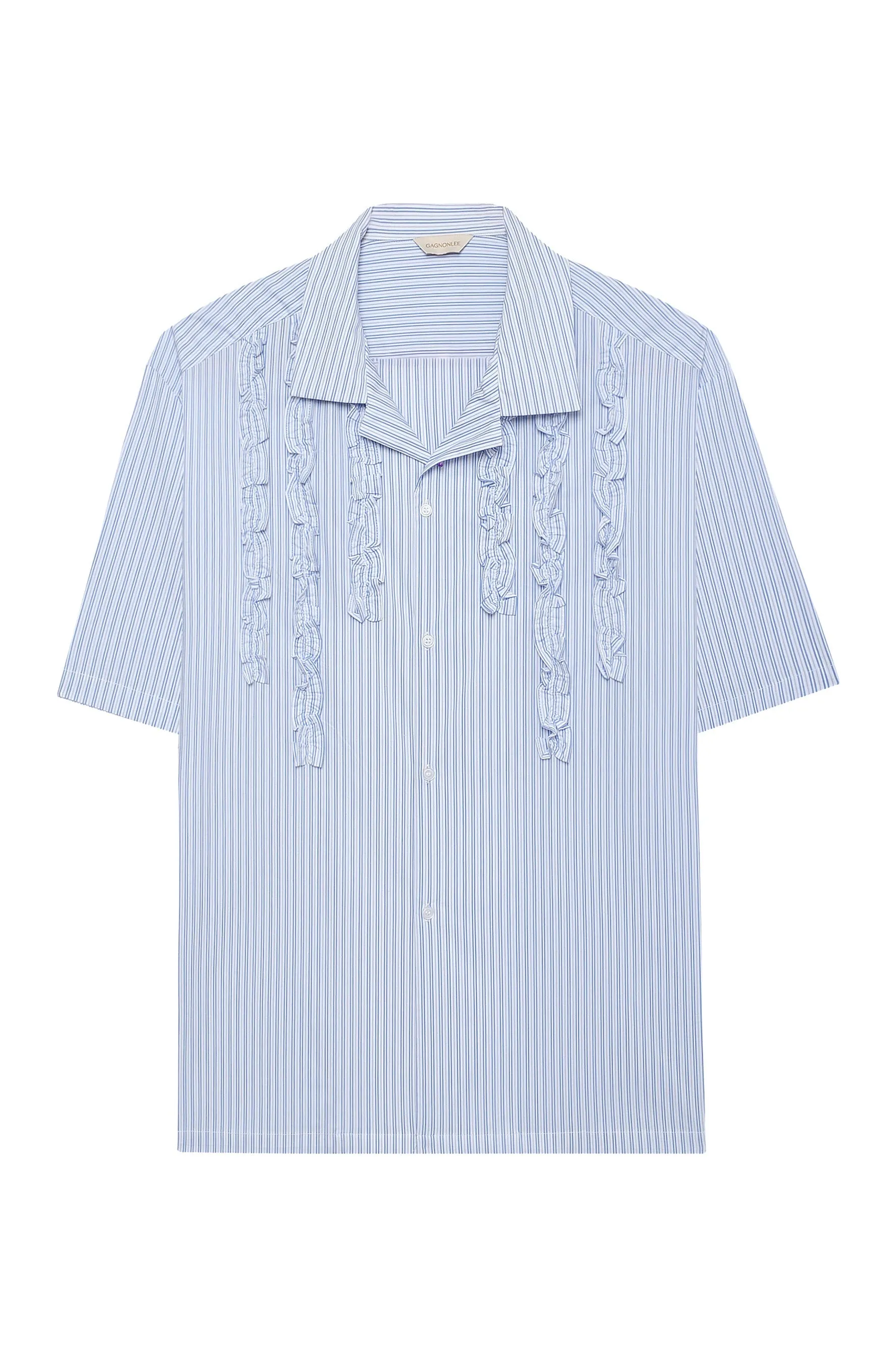 GAGNONLEE RUFFLED CUBAN SHIRT
