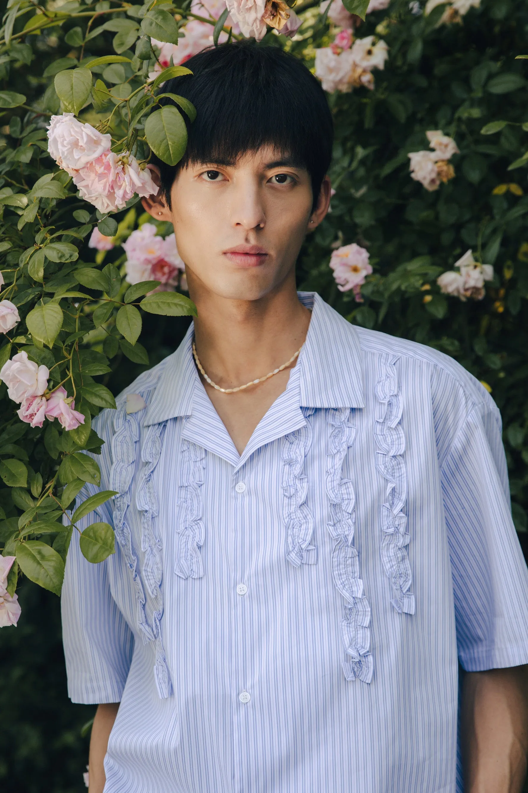 GAGNONLEE RUFFLED CUBAN SHIRT