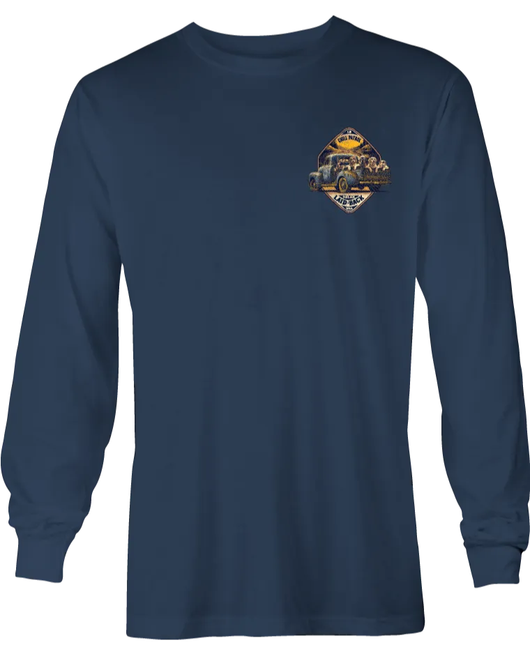Harvest Truck Dogs Lake Long Sleeve T-Shirt
