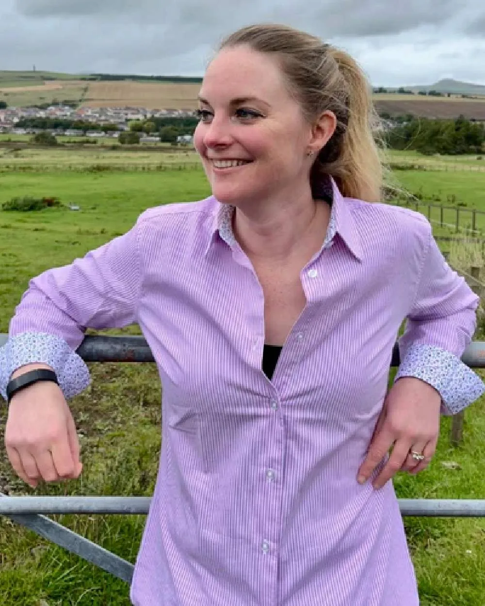 Hoggs of Fife Bonnie II Ladies Cotton Shirt