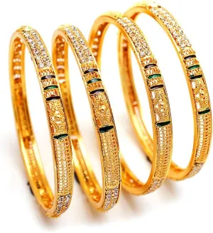 Jewar Bangles Indian Rajasthani Handmade Meena Work Gold Plated Ad Traditional Jewelry gifting wedding party
