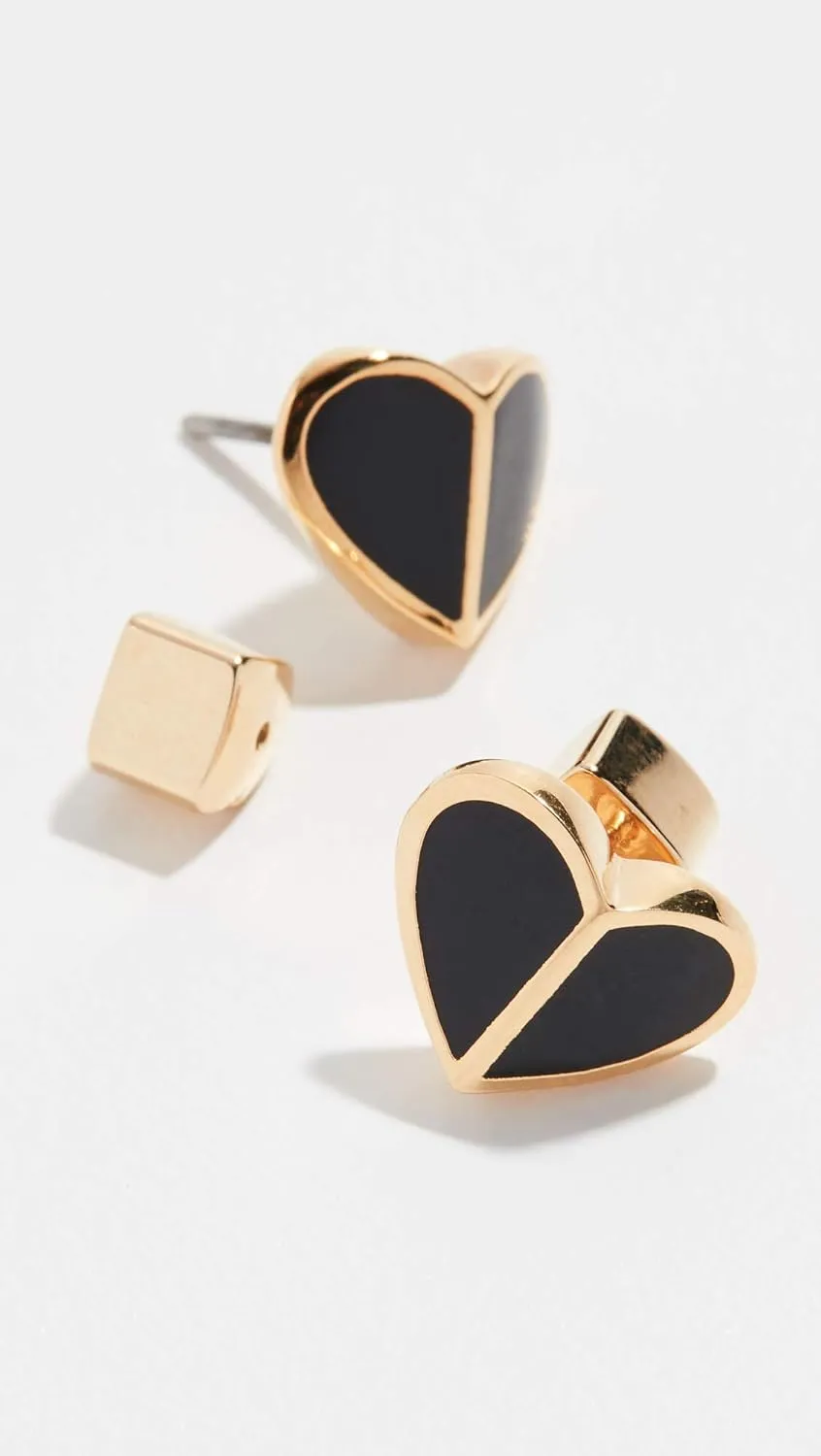 Kate Spade New York Heritage Spade Small Heart Studs Earrings