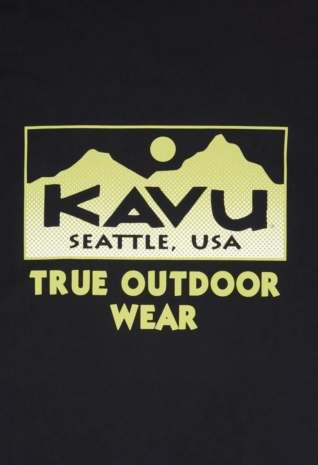 KAVU Men's True Gradient Tee - Black
