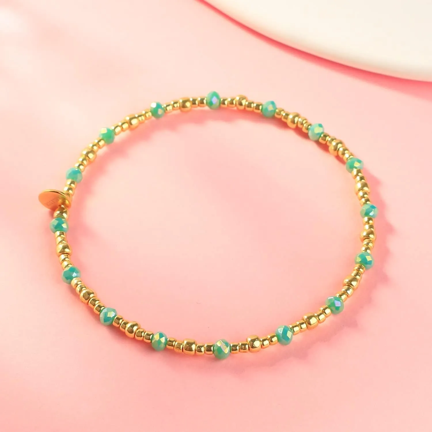 KELITCH Crystal Stretch Bracelets Miyuki Beaded Bracelets Handmade Chic Women Chain Jewelry Bangle