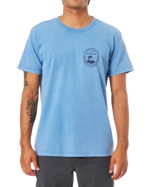 Keys T-Shirt in Bay Blue Sand Wash