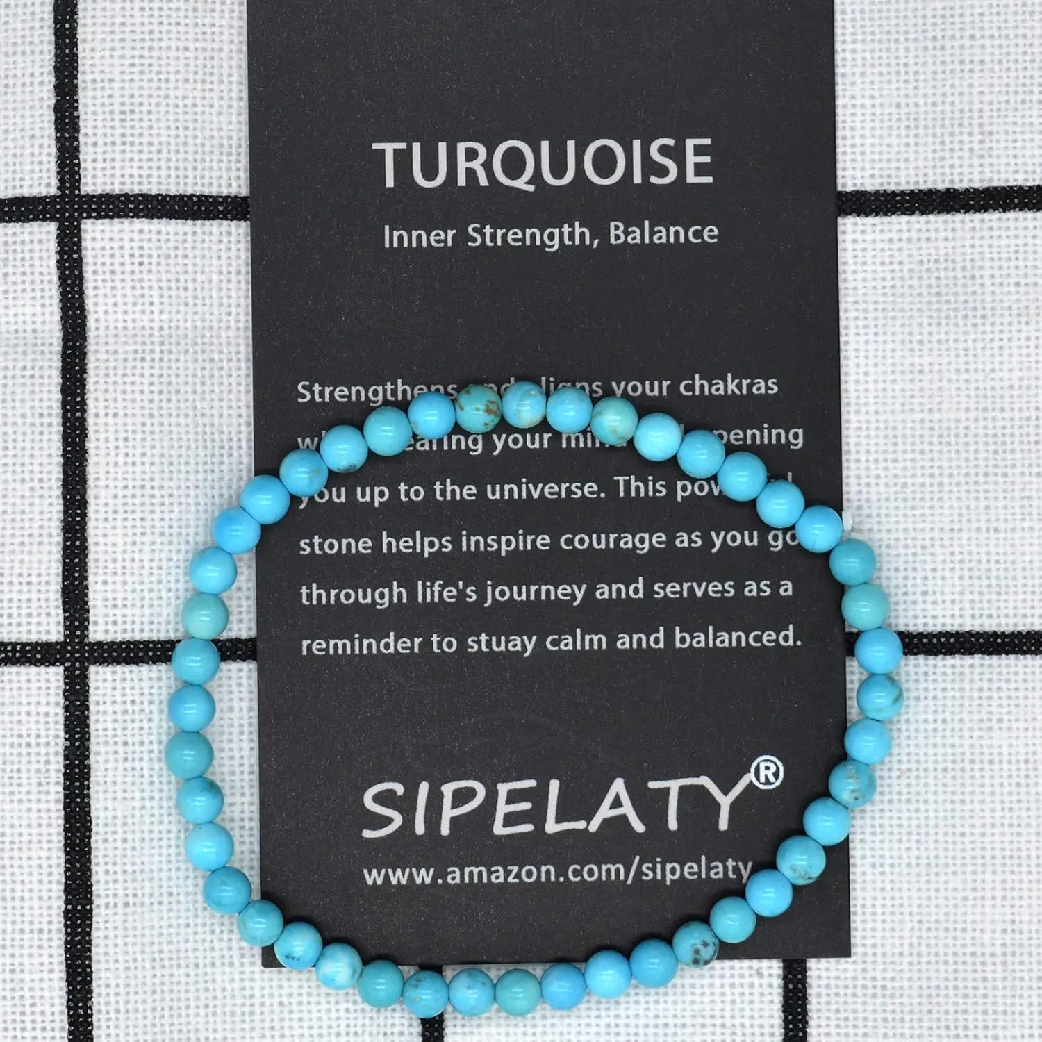 KIKILA 4mm Mini Gemstone Energy Bracelets Crushed Stone Beaded Bracelet Natural Stone Charm Beaded Small Couples Bracelets for Women
