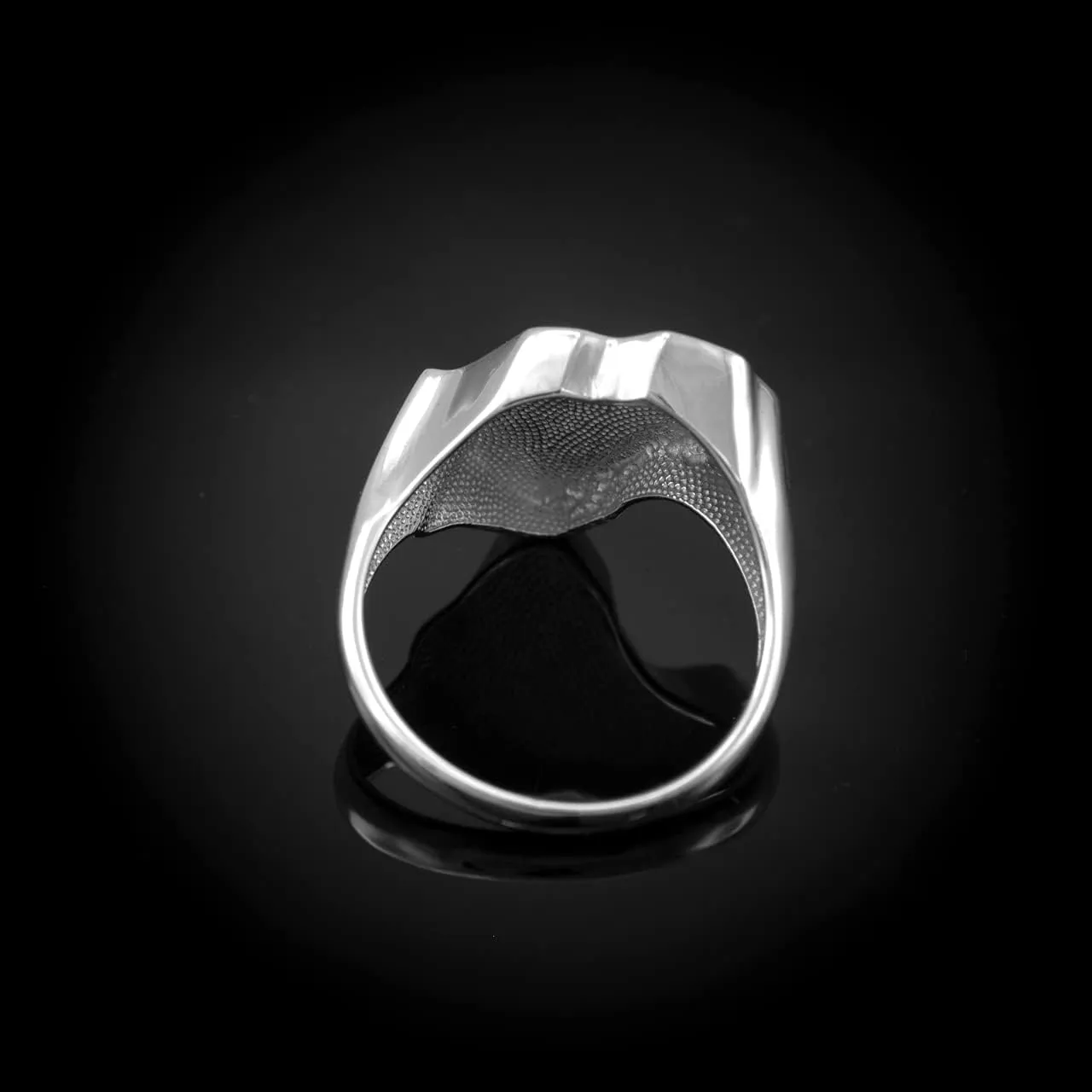 LA BLINGZ Sterling Silver Egyptian Ankh Africa Ring
