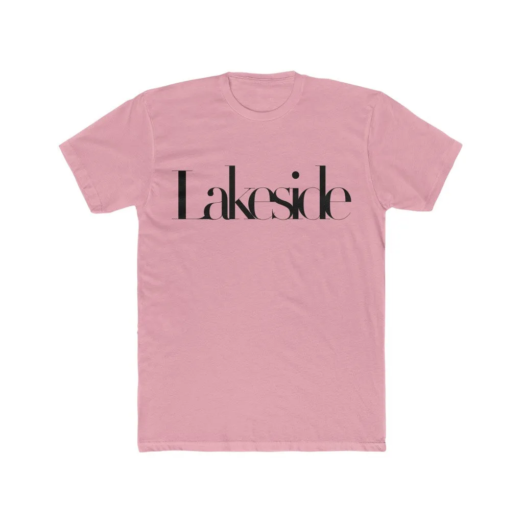 Lakeside Typography Unisex Cotton Crew Tee