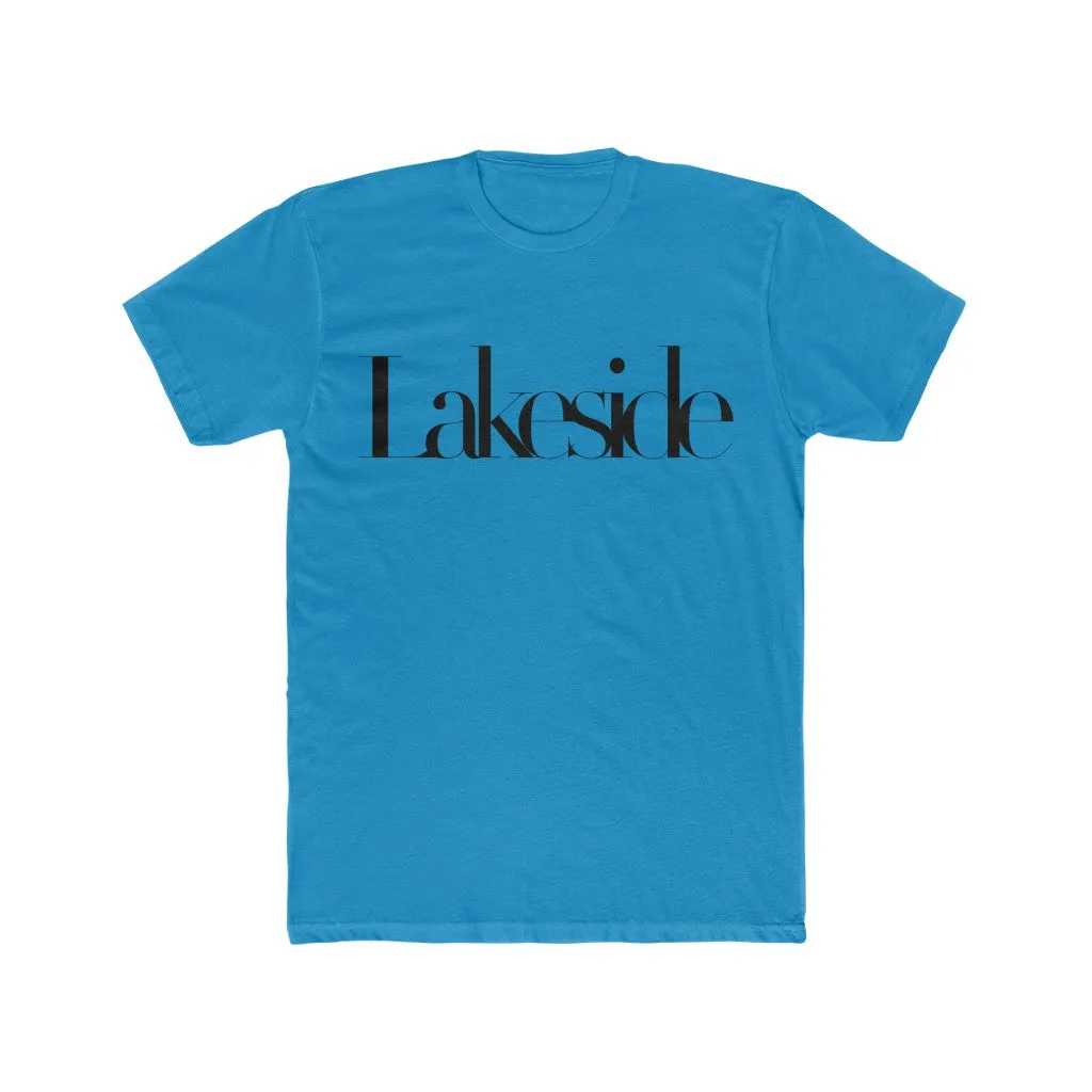 Lakeside Typography Unisex Cotton Crew Tee