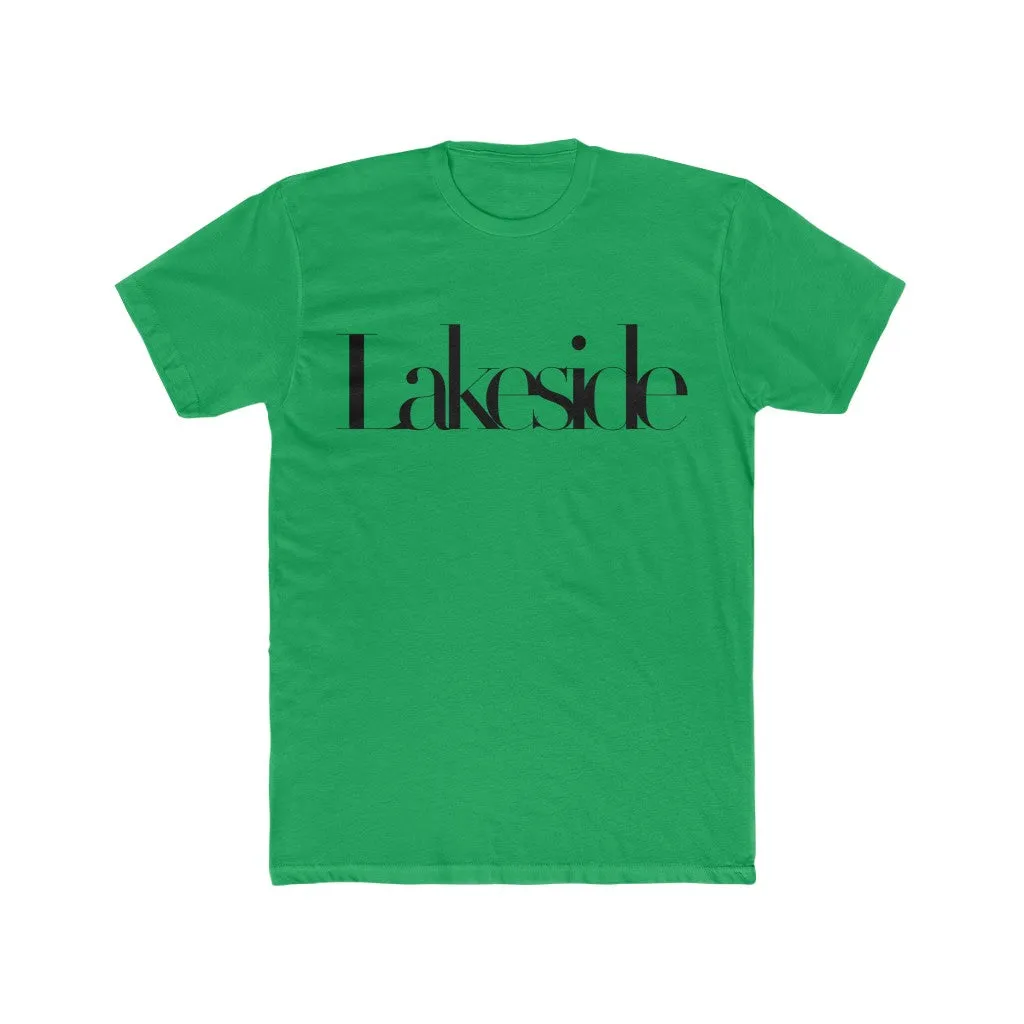 Lakeside Typography Unisex Cotton Crew Tee