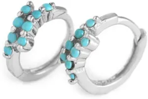 Layered CZ Small Hoop Earrings for Women Girls Sterling Silver Hypoallergenic Minimalist Cubic Zirconia Cute Cartilage Cuff Helix Wrap Sleeper Earring Huggie Hoops Fashion Jewelry