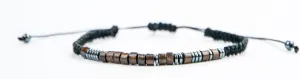 LG Gifts Ltd. Braided Morse Code Bible Verse And Christian Affirmation Bracelet | Adjustable Cotton Rope Bracelet With Plastic And Wood Beads, Christian Jewelry For Men And Women
