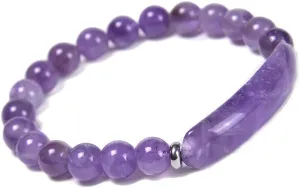 Link Pheromone Bracelet for Women Healing Crystal Beaded Bracelets Rose Quartz Pheromone Bracelet Energy Chakra Stone Beaded Bangle Jewelry Gifts for Women