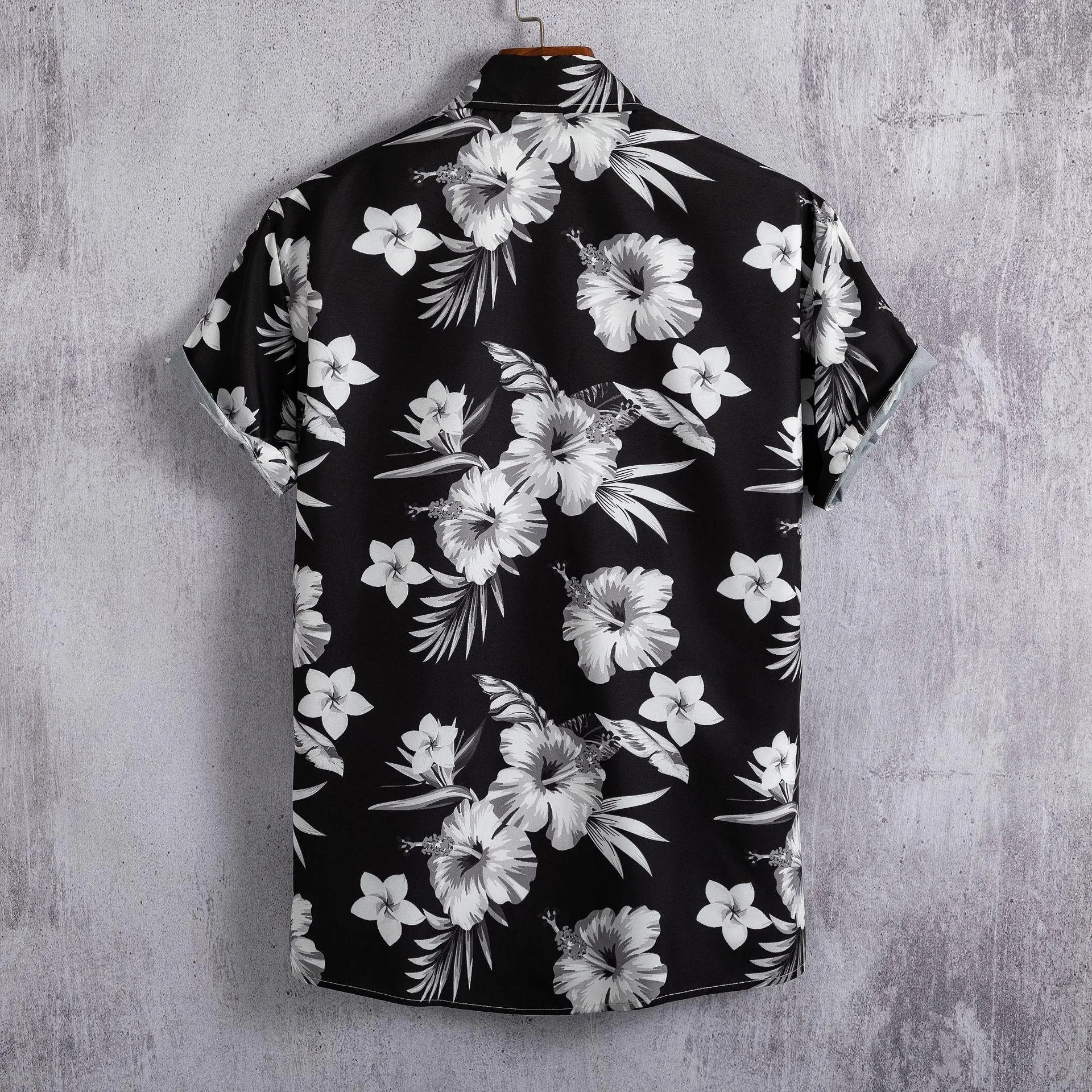 Men Fashion Digital Printed Shirts Are Simple And Fashionable