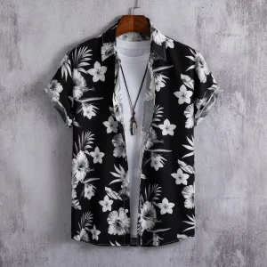 Men Fashion Digital Printed Shirts Are Simple And Fashionable