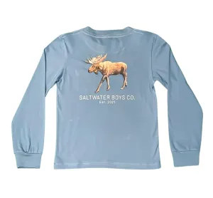 MOOSE GRAPHIC POCKET TEE SURF
