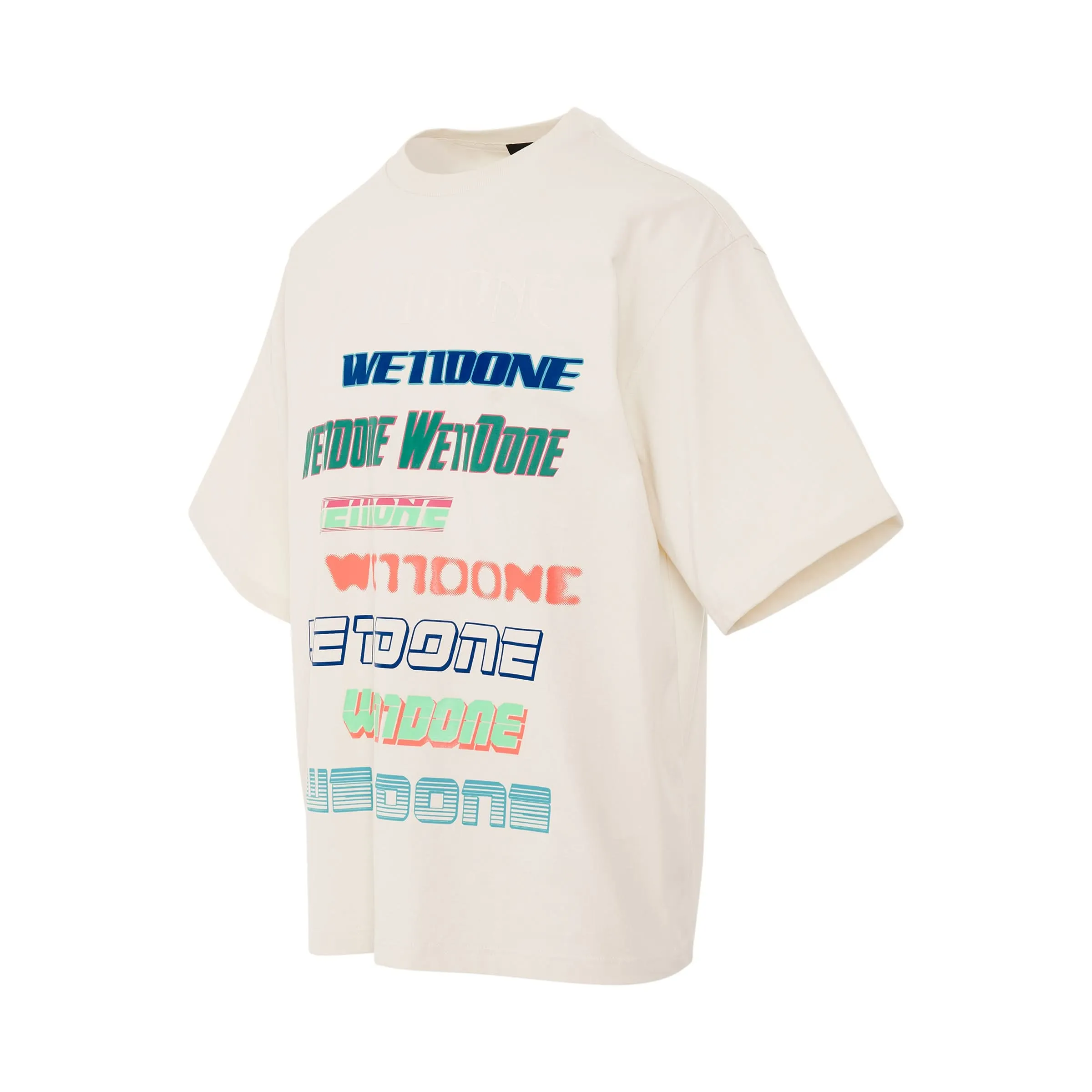 Multi Logo T-Shirt in Ivory