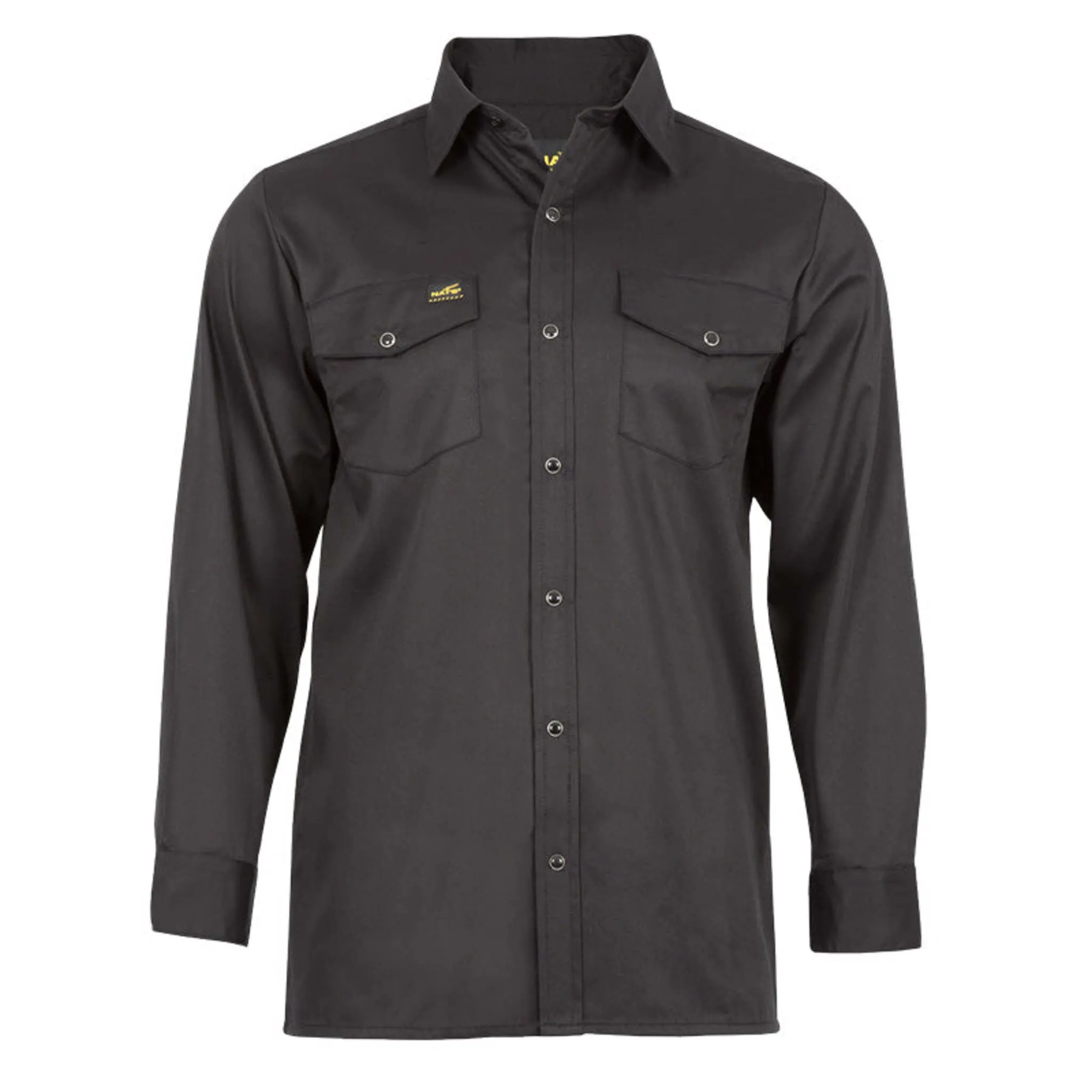 Nats WR400 Men’s Long Sleeve Work Shirt, Stain and Water Repellent, 65% Polyester, 35% Cotton, Durable Construction, Comfortable Fit | Sizes S-3XL