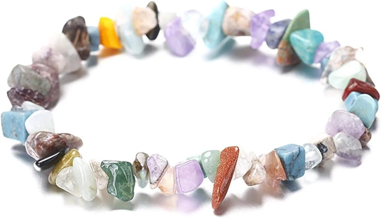 Natural Stone chakra bracelets for Women Yoga bracelet crystal Natural Stone Stretch bracelets for Women Men Durable and Deft