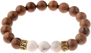 New 2025 Unisex 10Mm Natural Wood Beads Yoga Bracelet For Women Men Elastic Buddhist Prayer Buddha Bracelets&Bangles Jewelry Findings Hombre Fashion Trendy Accessories Creative Gift For Women And Men