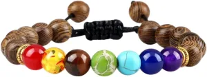 New 2025 Unisex 8Mm Natural Stone Tiger Eye 7 Prayer Beaded Bracelets Handmade Bangles Women Men Jewelry Findings Pulseira Fashion Trendy Accessories Creative Gift For Women And Men