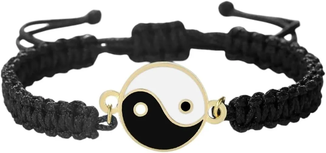 New 2025 Unisex Fashion Tai Chi Handmade Bracelets Yinyang Chinese Jewelrys Rope Chain Bangles For Women Men Lucky Prayer Gifts Couple Jewelry Trendy Accessories Creative Gift For Women And Men
