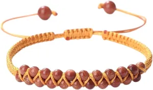 New 2026 Unisex 30 Styles Solid Color Natural Stone Handmade Knot Bracelet Bangles Buddhism Prayer Double Layer Beads Rope Gifts Jewelry Fashion Accessories Creative For Women And Men Men