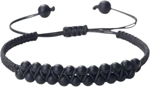 New 2026 Unisex 30 Styles Solid Color Natural Stone Handmade Knot Bracelet Bangles Buddhism Prayer Double Layer Beads Rope Gifts Jewelry Fashion Trendy Accessories Creative Gift For Women And Men