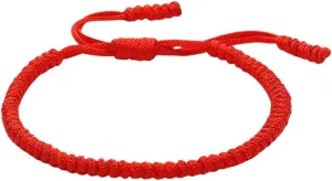 New 2026 Unisex Tibetan Couple Bracelet Lucky Red String Handwoven Knots Men Women Bracelets&bangles Prayer Rope Best Friend Jewelry Findings Fashion Trendy Accessories Creative Gift For And