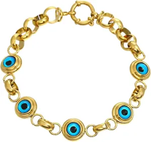 New 2026 Unisex Turkish Lucky Cham Bracelet Classic Amulet Couple Friendship Prayer Bracelets Bangles For Women Men Party Jewelry Findings Gifts Fashion Trendy Accessories Creative Gift And