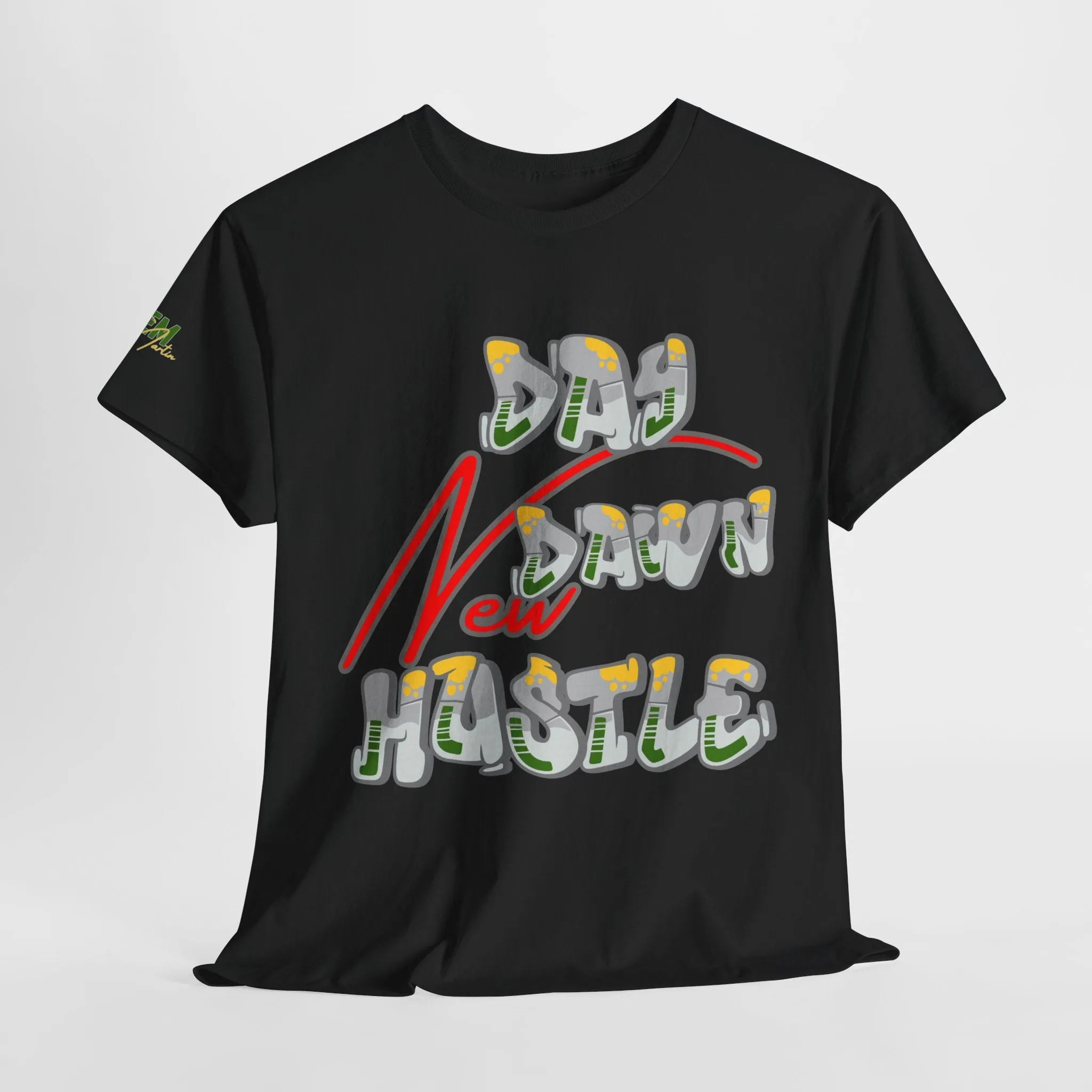 New Day, New dawn, New Hustle - Inspirational Unisex Heavy Cotton Tee