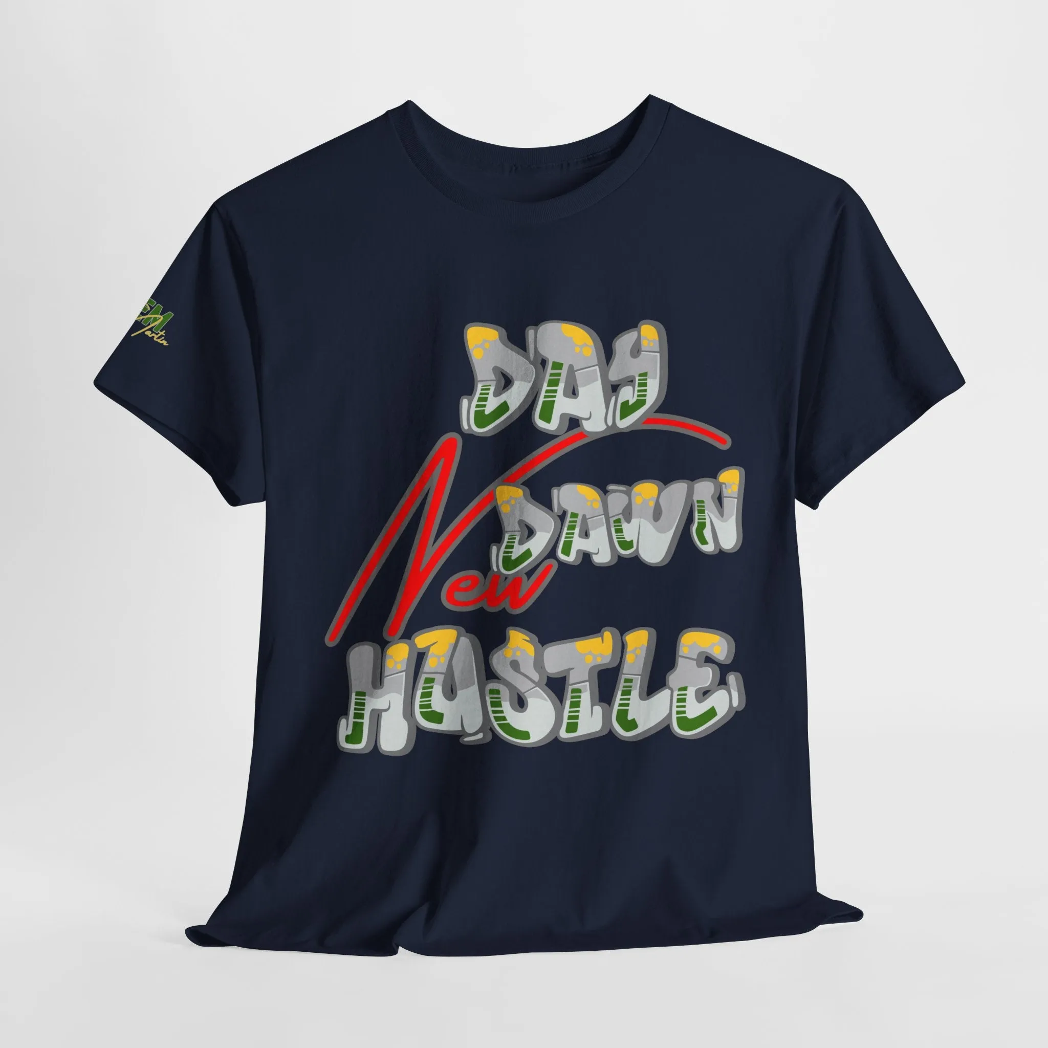 New Day, New dawn, New Hustle - Inspirational Unisex Heavy Cotton Tee