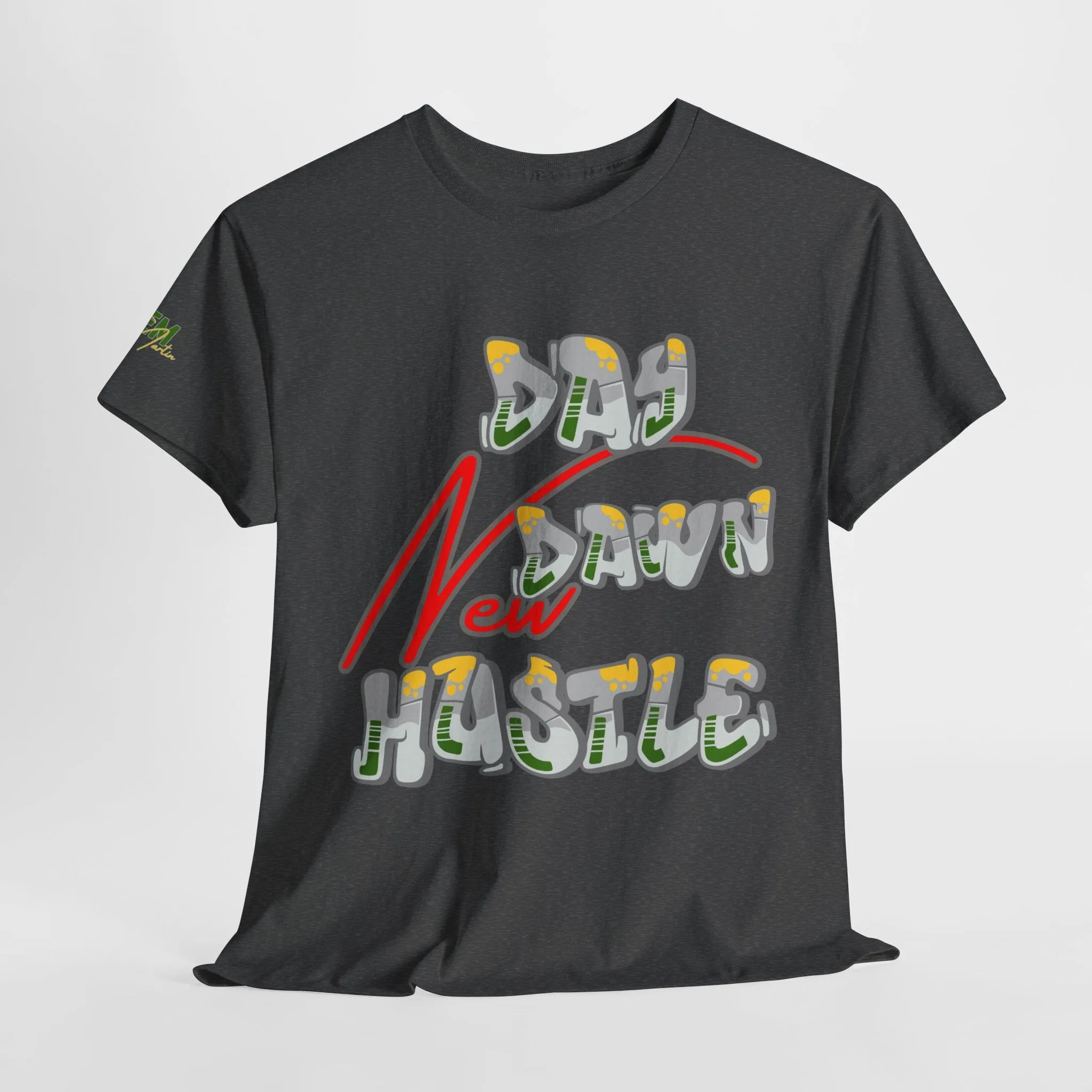 New Day, New dawn, New Hustle - Inspirational Unisex Heavy Cotton Tee