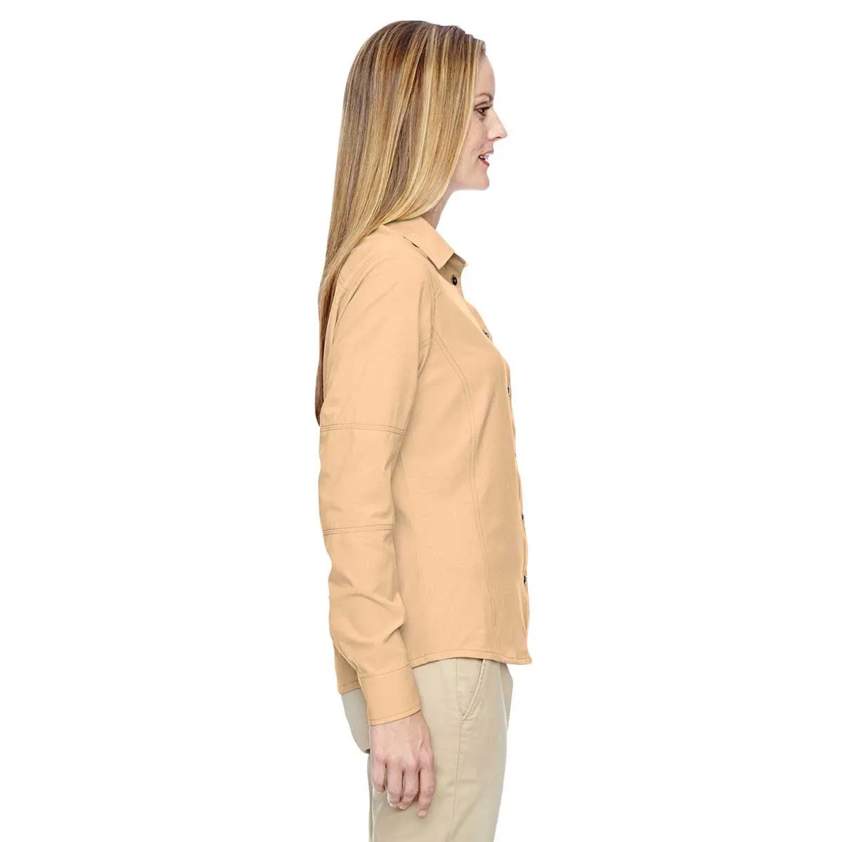 North End Women's Stone Excursion Utility Two-Tone Performance Shirt