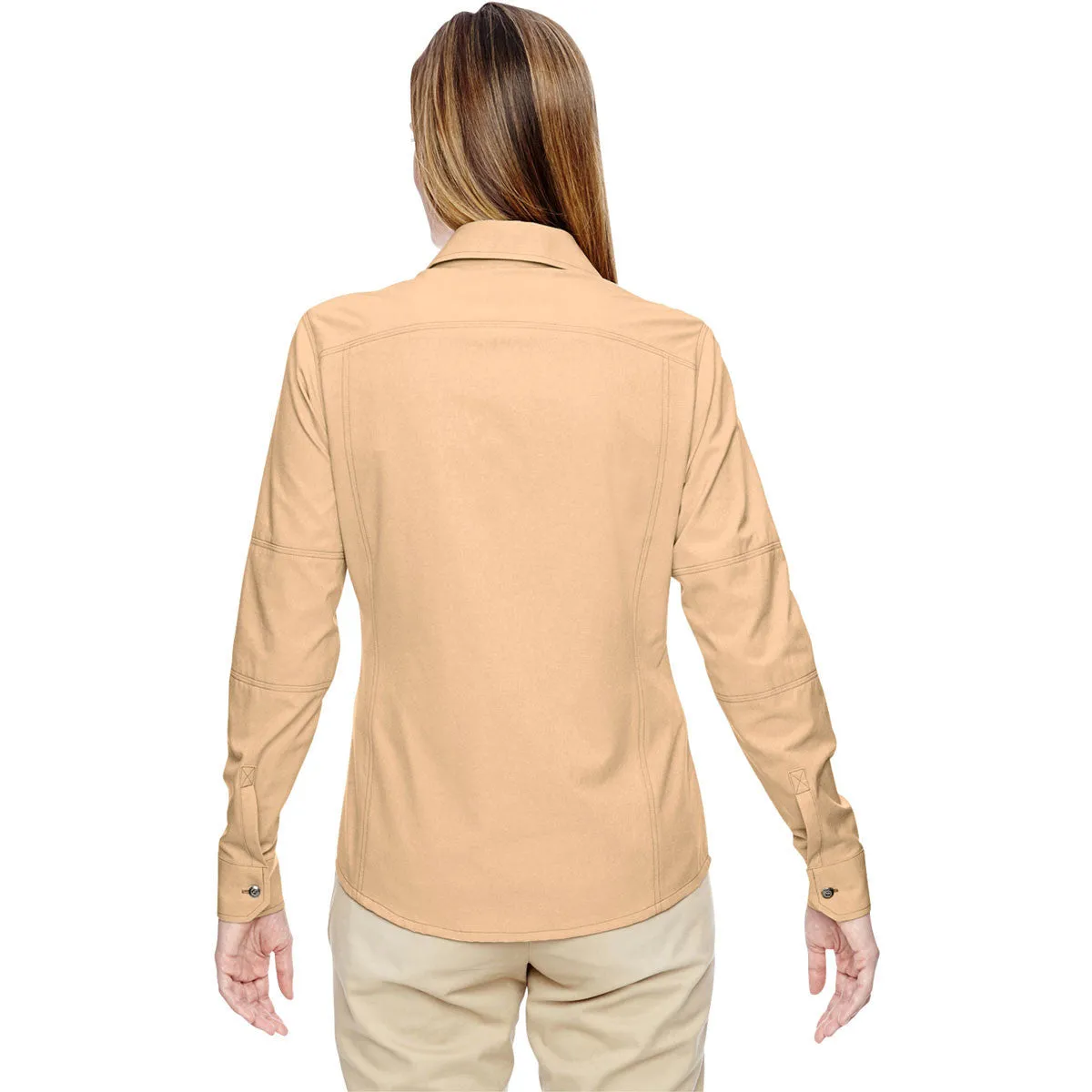 North End Women's Stone Excursion Utility Two-Tone Performance Shirt