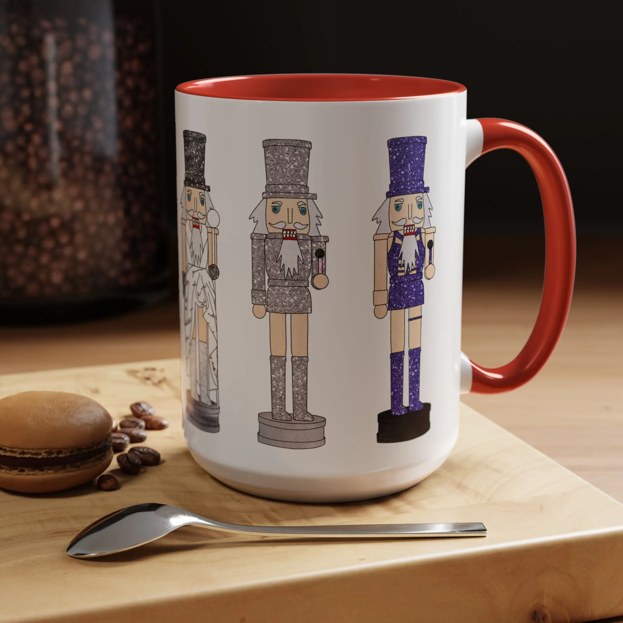 Nutcracker Holiday Eras Christmas Illustration Coffee Mug (15oz)