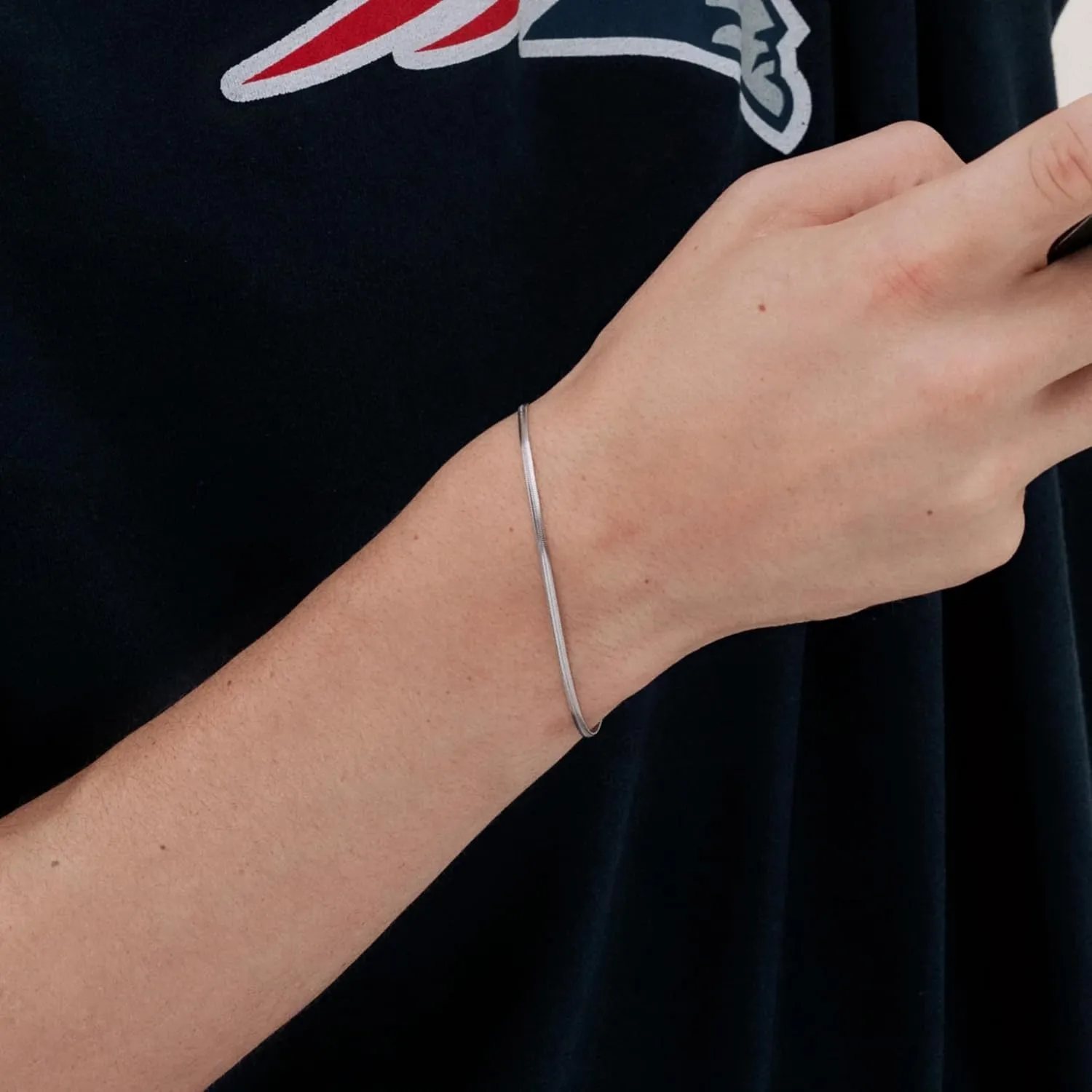 OCTO Bracelet for Men - Mens Chain Bracelet Silver & Stainless Steel Jewelry for Every Occasion - Top Accessories for Men - Waterproof Sweatproof No Tarnish for Everyday