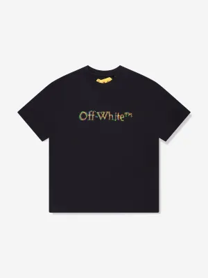 Off-White Boys Sketch Logo T-Shirt in Black