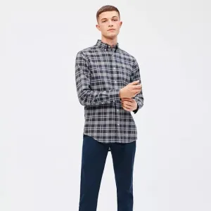 Oxford Shirt - Check - Evening Blue