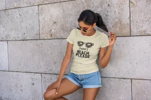 (Pacific) Beach Please Unisex Cotton Crew Tee