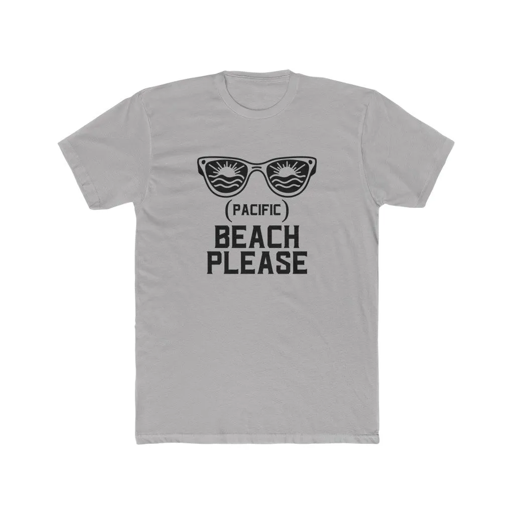 (Pacific) Beach Please Unisex Cotton Crew Tee