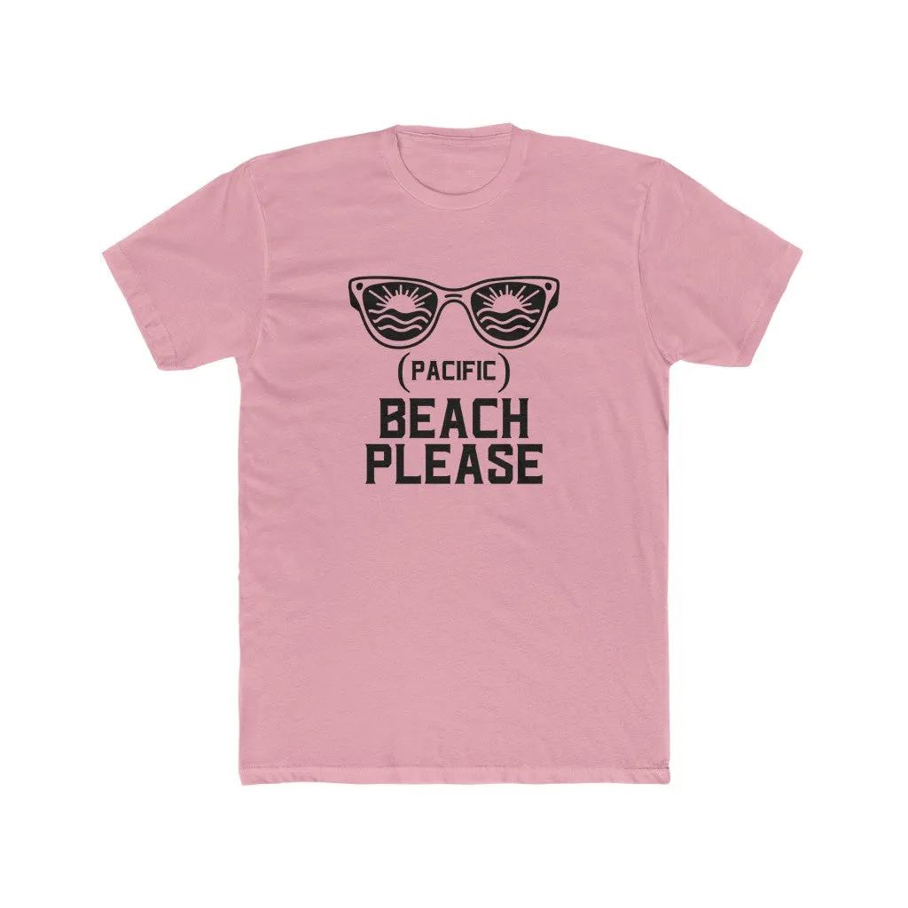 (Pacific) Beach Please Unisex Cotton Crew Tee