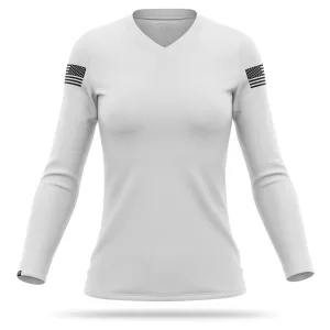 [PATRIOT] Women's Utility Long Sleeve [WHT/BLK]