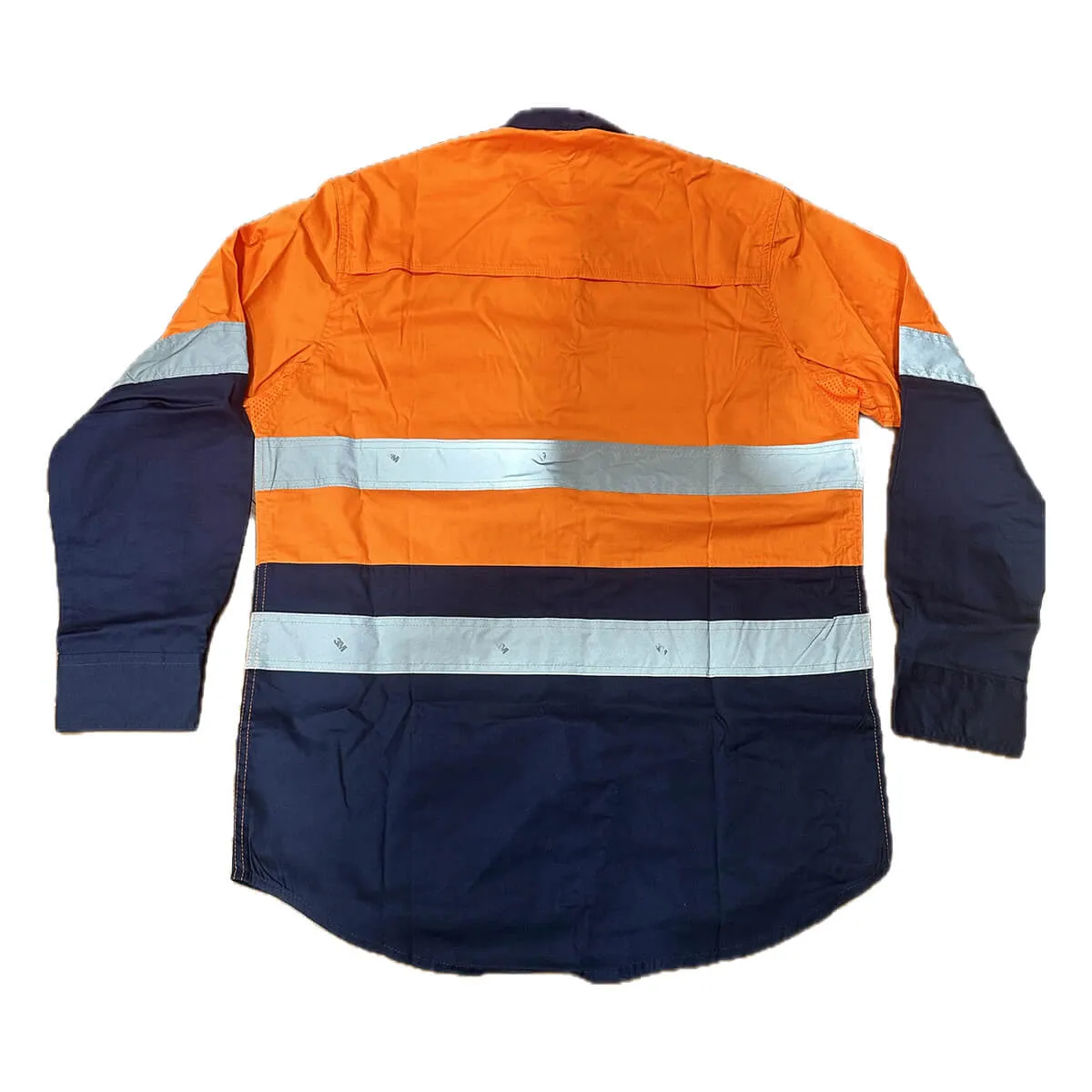 Pilgrim 4625 Mens Hi-Vis Full Button Taped Work Shirt