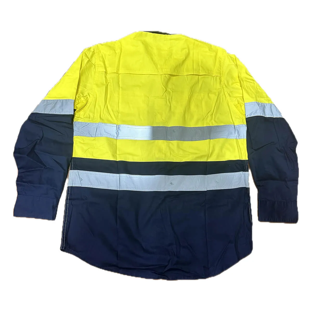 Pilgrim 4625 Mens Hi-Vis Full Button Taped Work Shirt