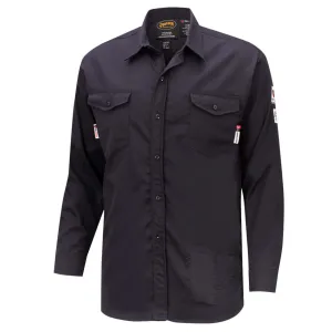 Pioneer Men's Flame Resistant Work Shirt, FR-TECH® 7oz HRC 2, 88% Cotton/12% Nylon Blend, Arc-Rated Safety Shirt with Durable Construction | Sizes S-4XL