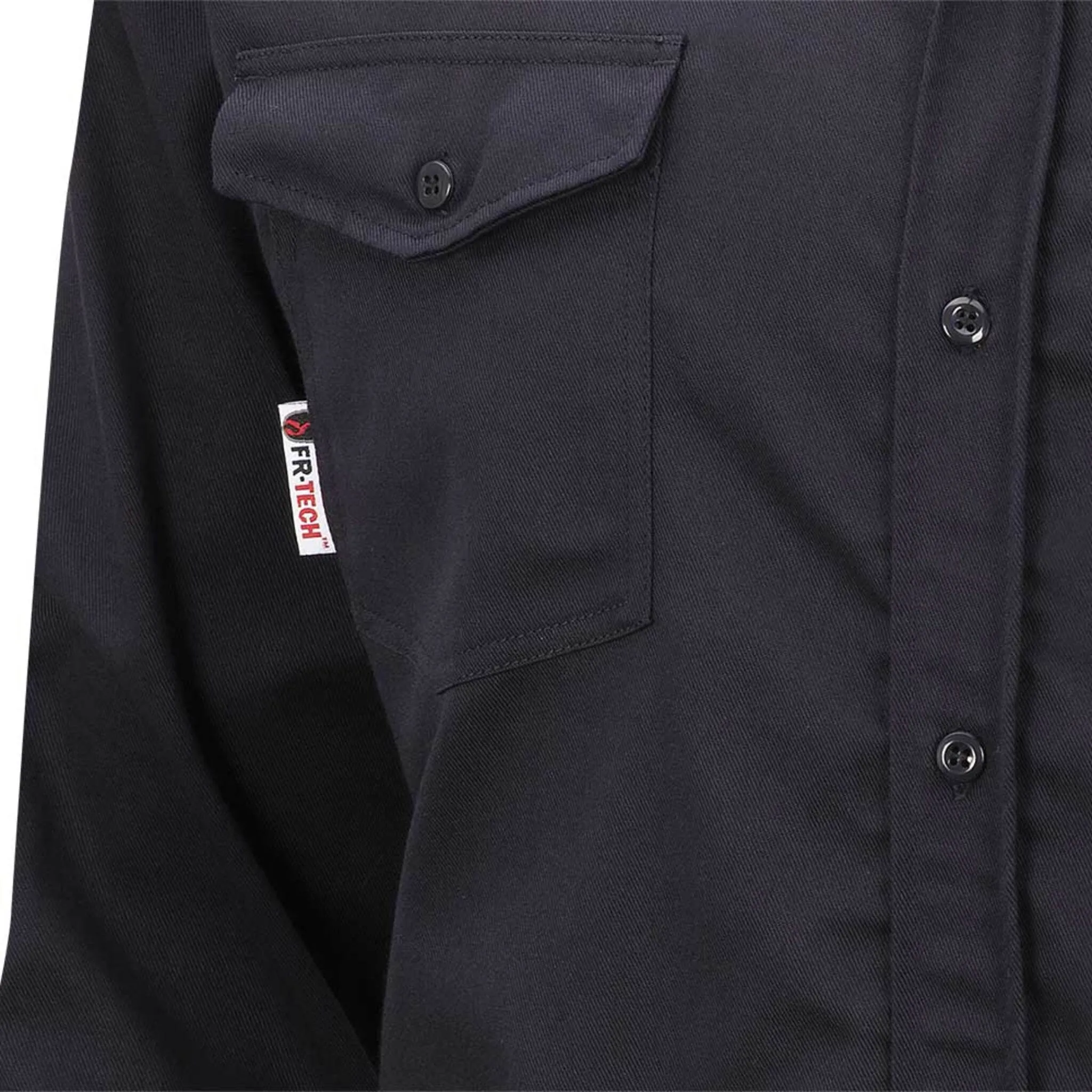 Pioneer Men's Flame Resistant Work Shirt, FR-TECH® 7oz HRC 2, 88% Cotton/12% Nylon Blend, Arc-Rated Safety Shirt with Durable Construction | Sizes S-4XL