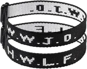 POYAMUSE Handmade WWJD and HWLF Bracelet Set for Men and Women - Adjustable Christian Friendship Bracelets, Ideal Gift for Couples