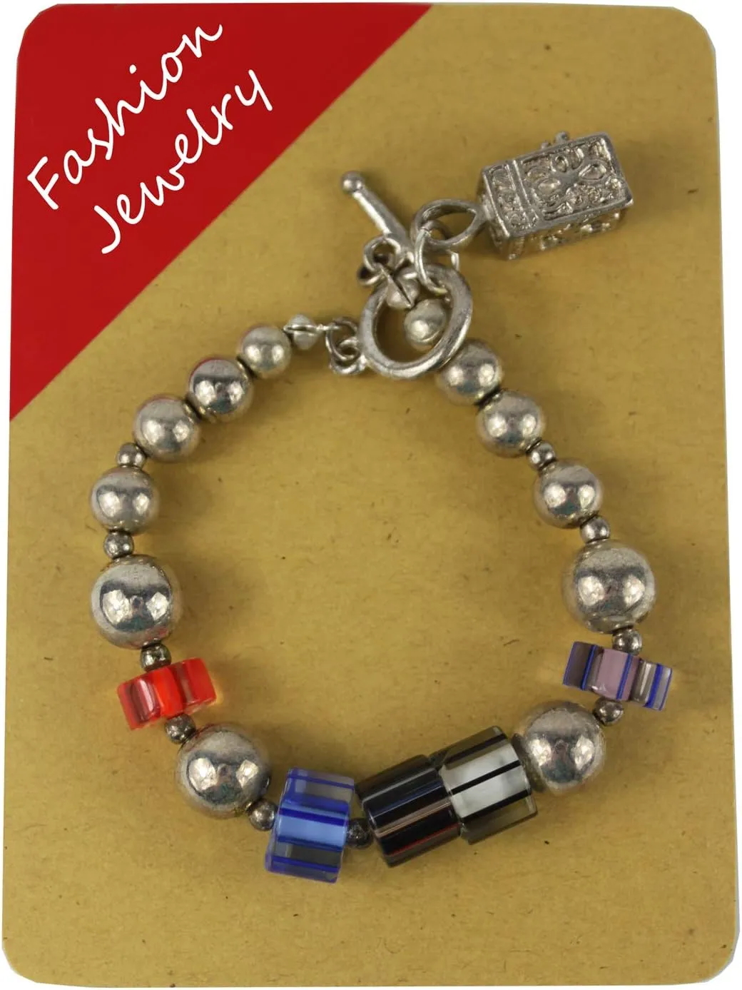 Prayer Box Stretch Bead Bracelet