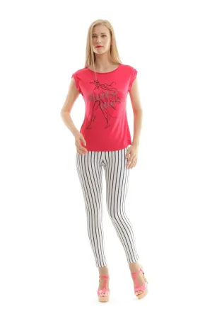 Printed Sleeveless Top